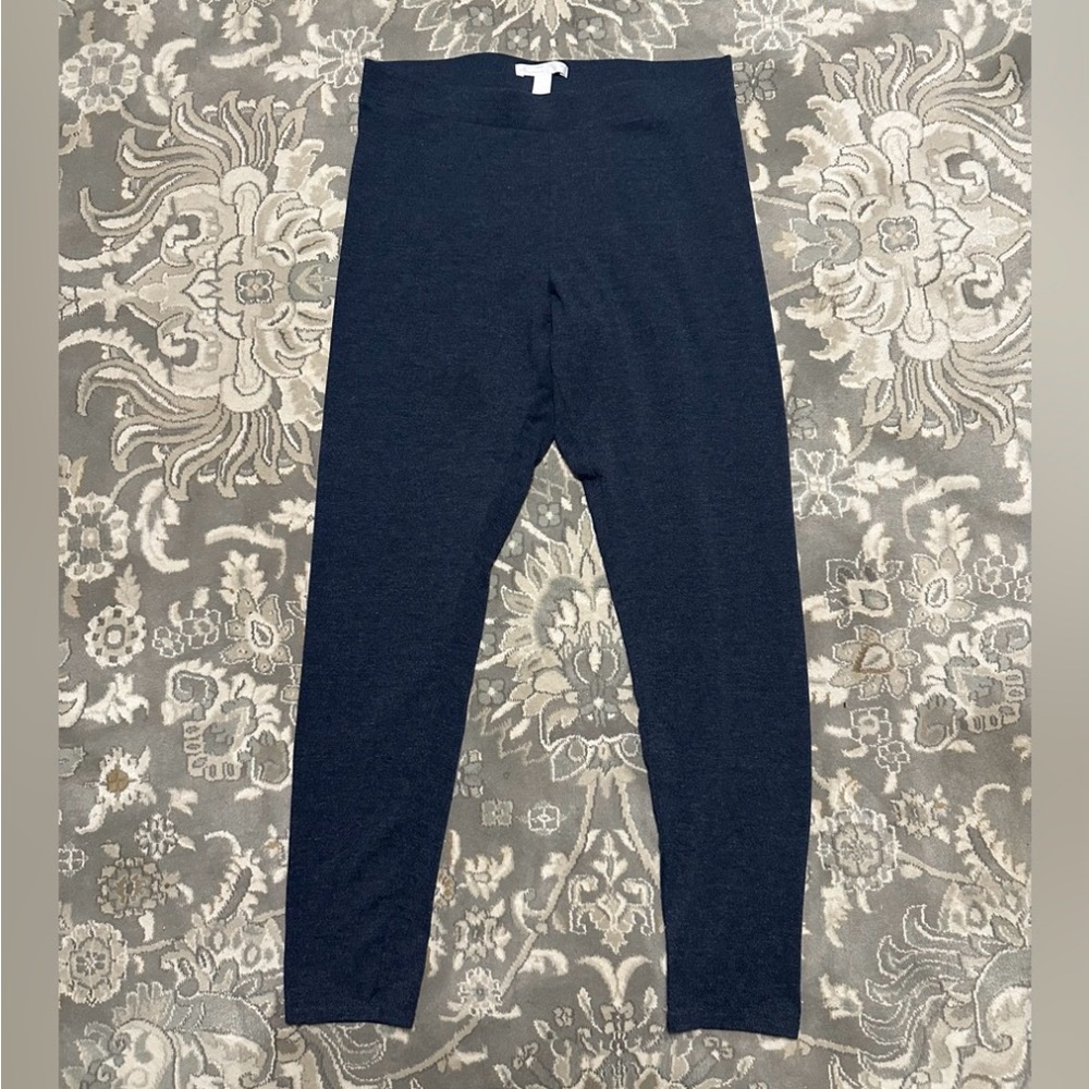 LC Lauren Conrad Navy Stretch Knit Leggings